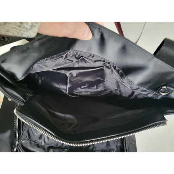 Versace logo Parfum Black Nylon Zipper tote bag New cosmetic bag - Picture 6 of 7